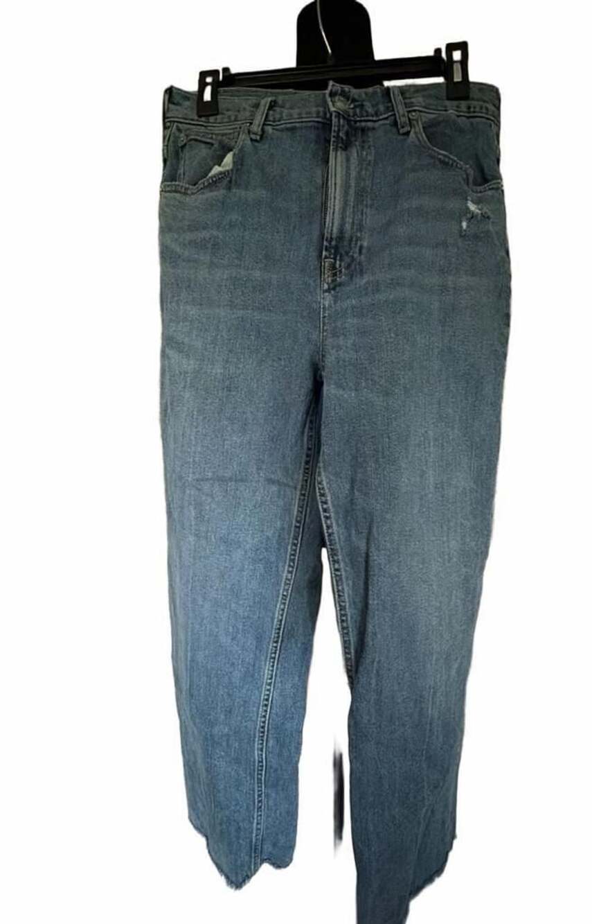 864 Everlane The Way High Jean Size 30 Blue Denim